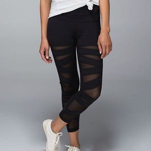 Lululemon cutout mesh crop